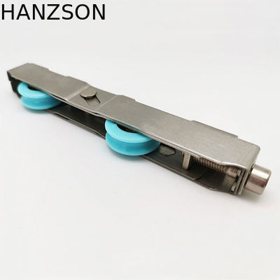 Aluminiowa rolka drzwiowa OEM, regulowana rolka do okien przesuwnych SS201 Materiał POM