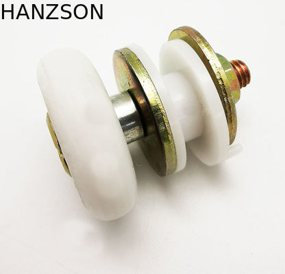 Mosiężne nylonowe rolki drzwiowe OEM do kabiny prysznicowej Certyfikat ISO9001 2000