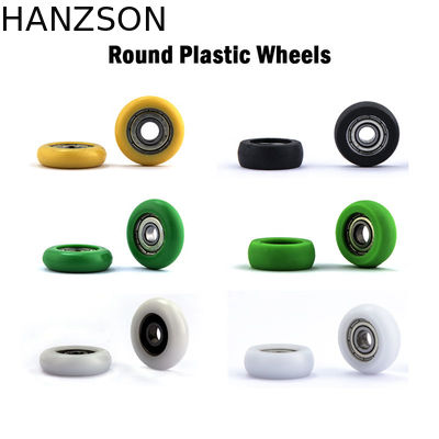 6200zz 6201zz Łożyska nylonowe rolki drzwiowe OEM do szklanych drzwi przesuwnych